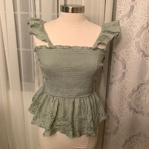 Eyelet Spring/Summer Top